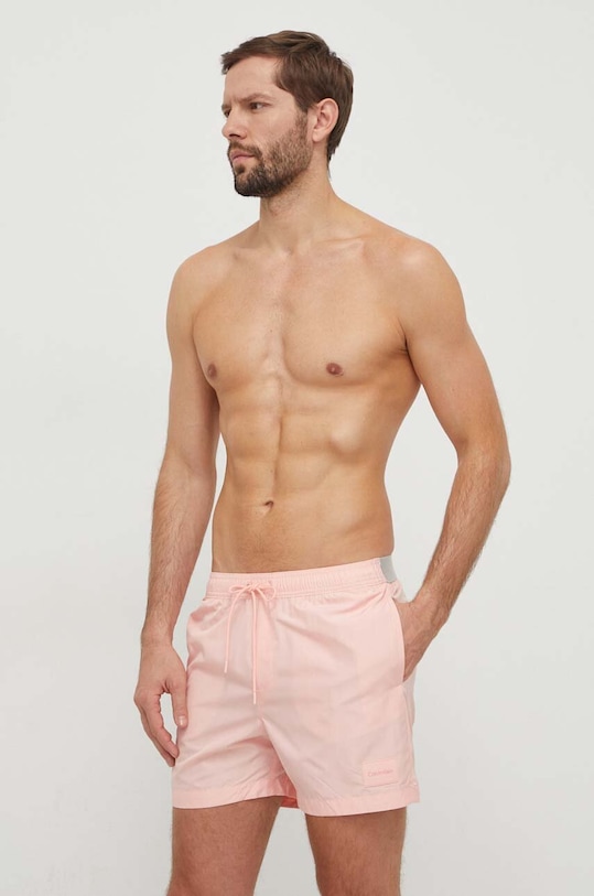 Μαγιό Calvin Klein Planet friendly ροζ KM0KM00945