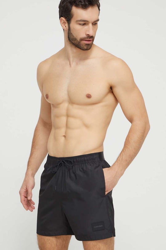 Μαγιό Calvin Klein Planet friendly μαύρο KM0KM00945