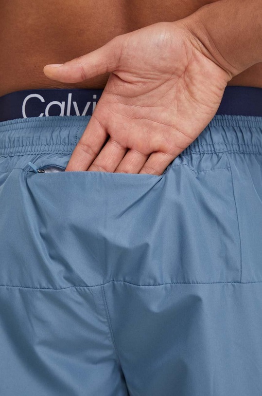 Calvin Klein szorty kąpielowe KM0KM00947 niebieski