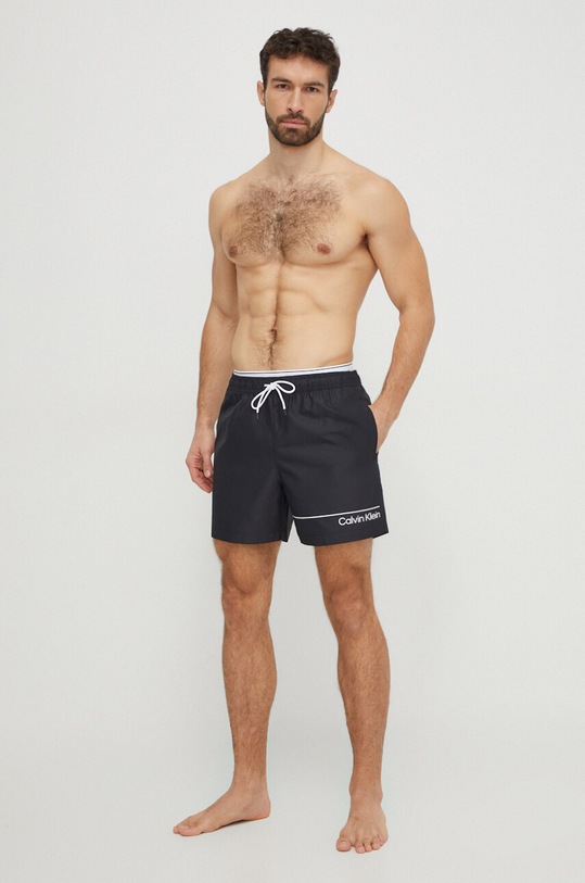 Μαγιό Calvin Klein KM0KM00957 μαύρο SS24