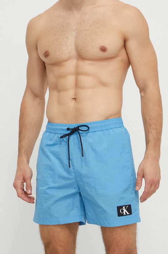 Μαγιό Calvin Klein KM0KM00980 μπλε SS24