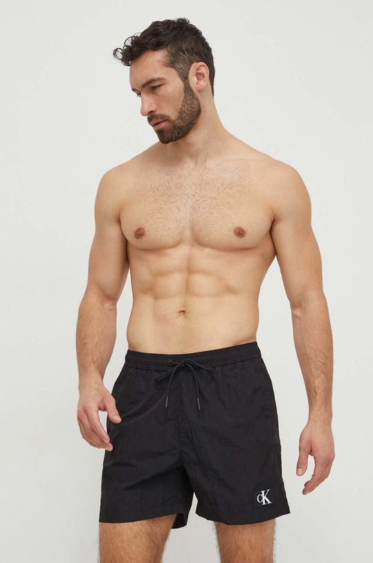 Μαγιό Calvin Klein Planet friendly μαύρο KM0KM00980