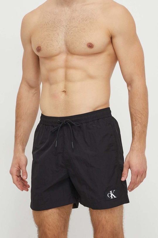 Μαγιό Calvin Klein KM0KM00980 μαύρο SS24