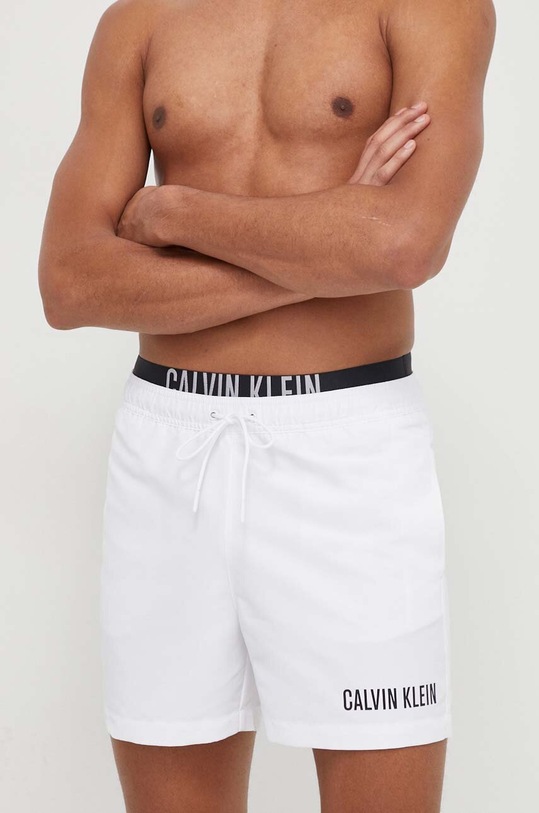 Купальні шорти Calvin Klein Planet friendly білий KM0KM00992