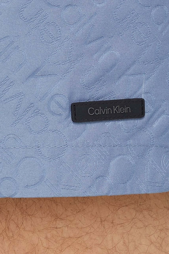 Plavkové šortky Calvin Klein modrá KM0KM01000