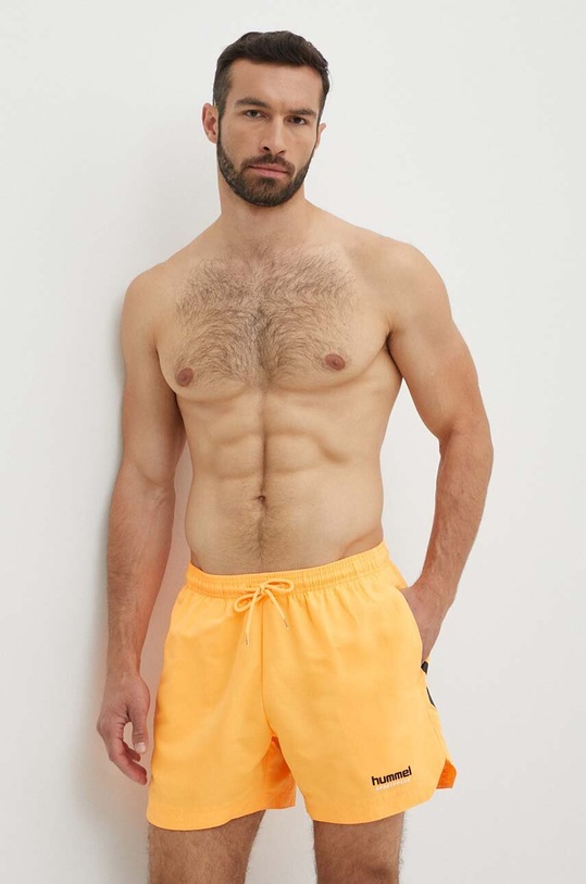 Hummel szorty kąpielowe hmlNED SWIM SHORTS pomarańczowy 227641