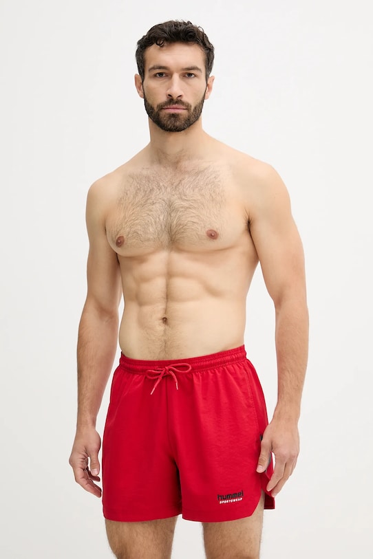 Hummel pantaloni scurți de baie hmlNED SWIM SHORTS rosu 227641