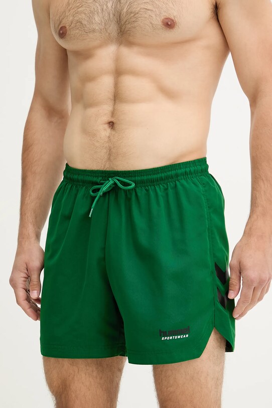 Hummel pantaloni scurți de baie hmlNED SWIM SHORTS 227641 verde SS25