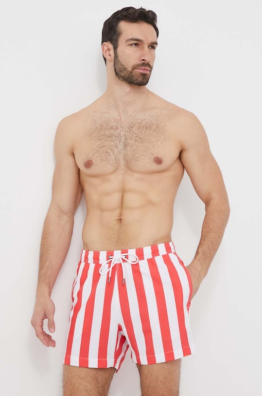 Plavkové šortky Michael Kors Planet friendly červená CS47001BV0