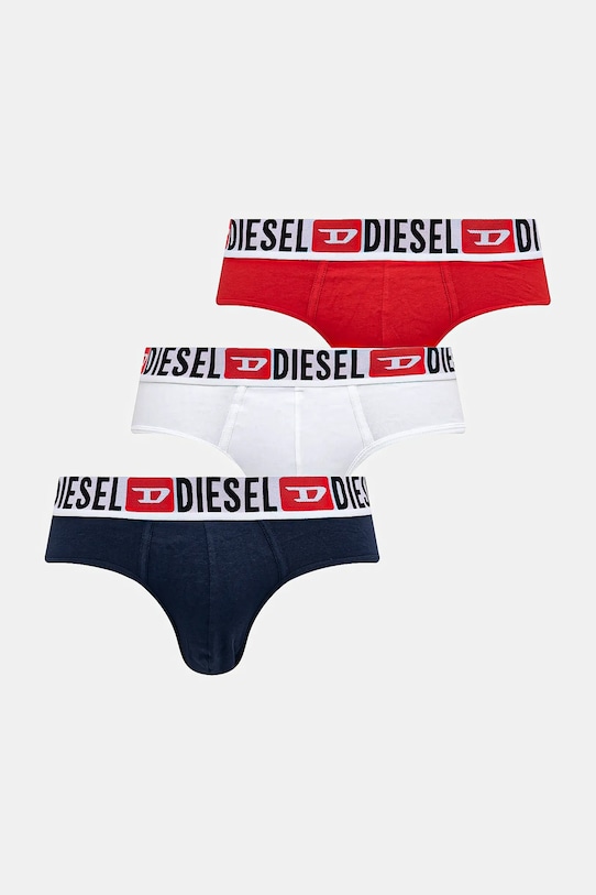 Diesel slipy UMBR-ANDRE-THREE PACK 3-pack dzianina czerwony 00SH05.0DDAI