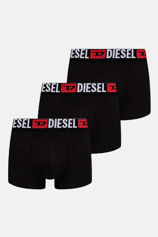 Bokserice Diesel UMBX-DAMIEN-TWO PACK BOXERS 2-pack pletivo crna 00SMKX.0DDAI