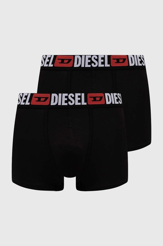Bokserice Diesel 2-pack pletivo crna 00SMKX.0DDAI