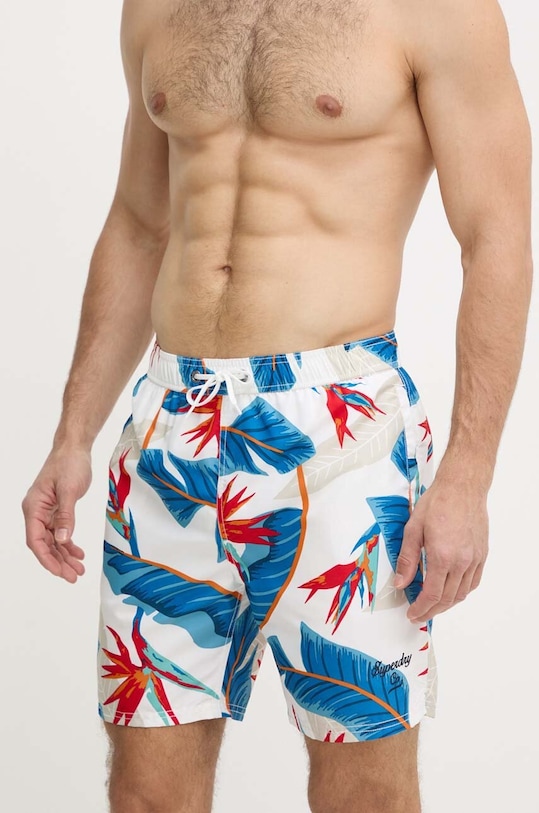 Superdry pantaloni scurti de baie Planet friendly multicolor M3010232A.2BQ