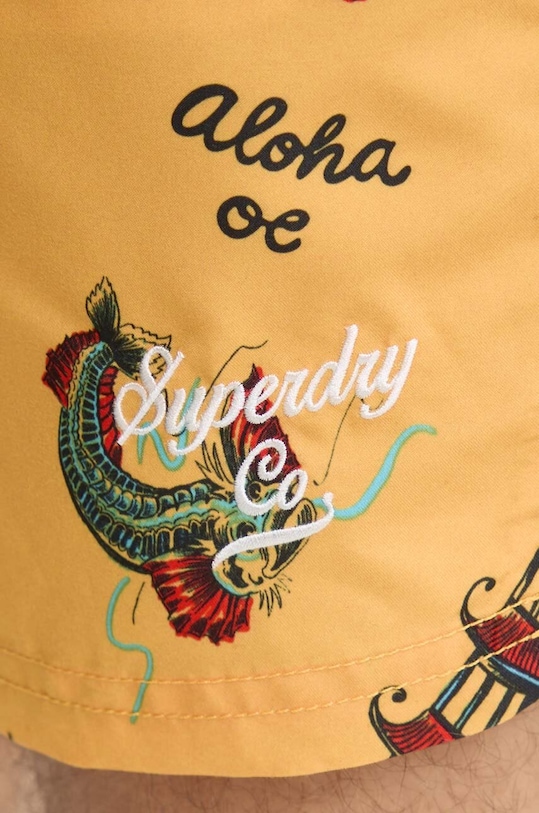 Superdry szorty kąpielowe żółty M3010232A.2BP