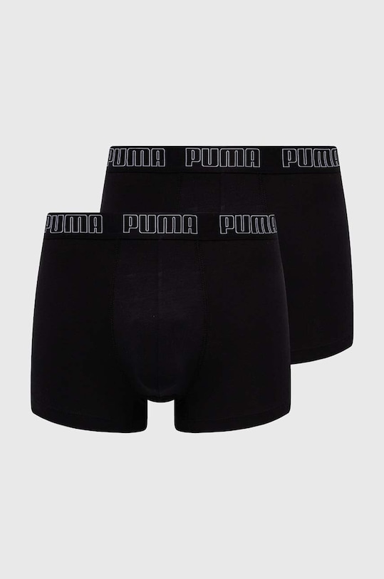 Boxerky Puma 2-pack pletenina černá 938321