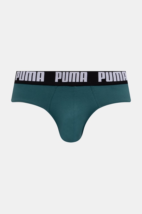 Puma slipy męskie bawełniane z elastanem Everyday Brief 2-pack 938322 turkusowy SS26