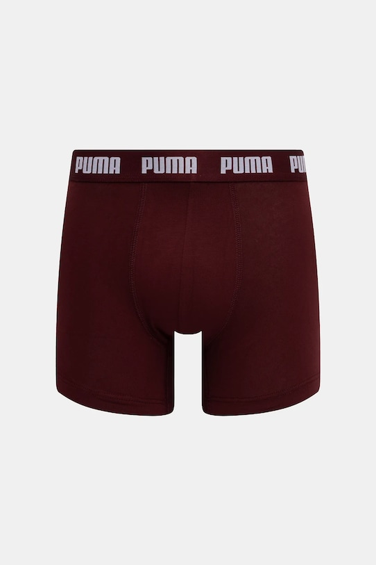 Puma bokserki 3-pack 938327 bordowy AW25