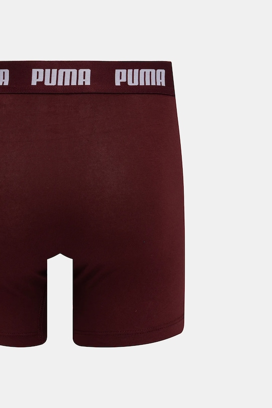 Puma bokserki 3-pack 938327 bordowy