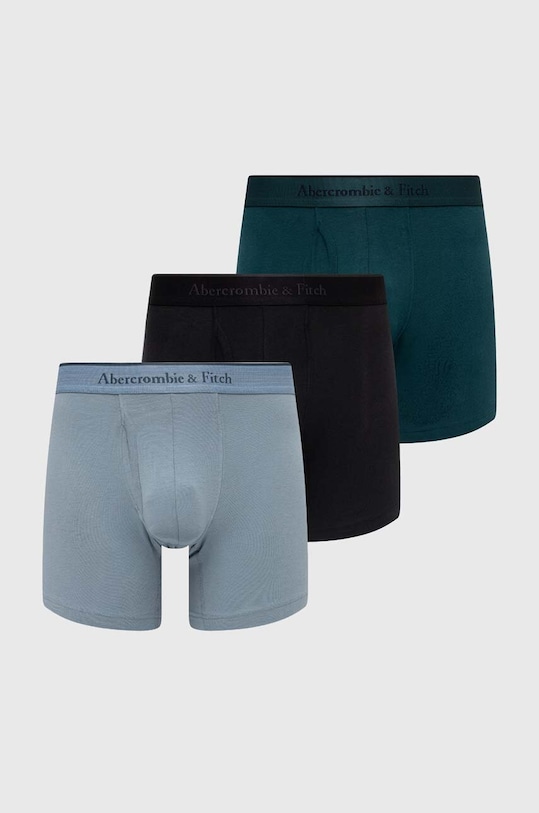 Abercrombie & Fitch bokserki 3-pack dzianina zielony KI114.4003.300