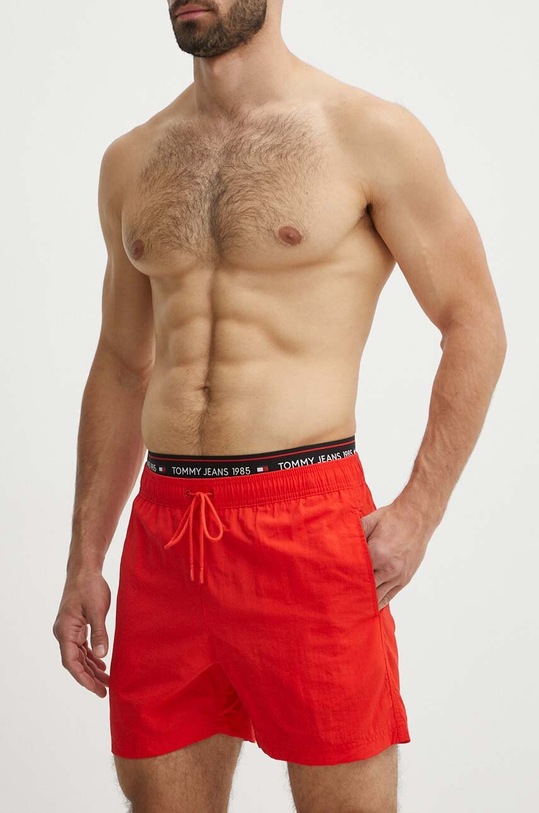 Tommy Jeans pantaloni scurti de baie UM0UM03141 rosu SS24