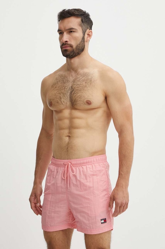 Tommy Jeans szorty kąpielowe UM0UM03147 różowy SS24