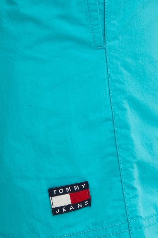 Tommy Jeans szorty kąpielowe turkusowy UM0UM03147