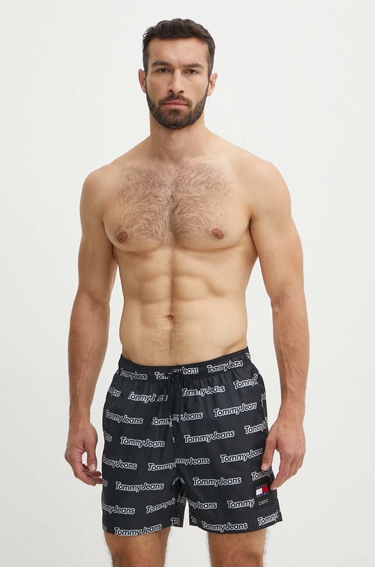 Tommy Jeans pantaloni scurti de baie UM0UM03150 negru SS24