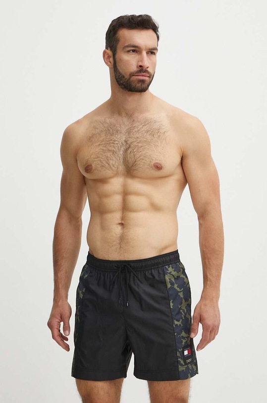 Tommy Jeans szorty kąpielowe Planet friendly zielony UM0UM03151