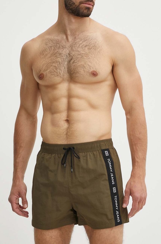 Tommy Jeans szorty kąpielowe UM0UM03144 zielony SS24