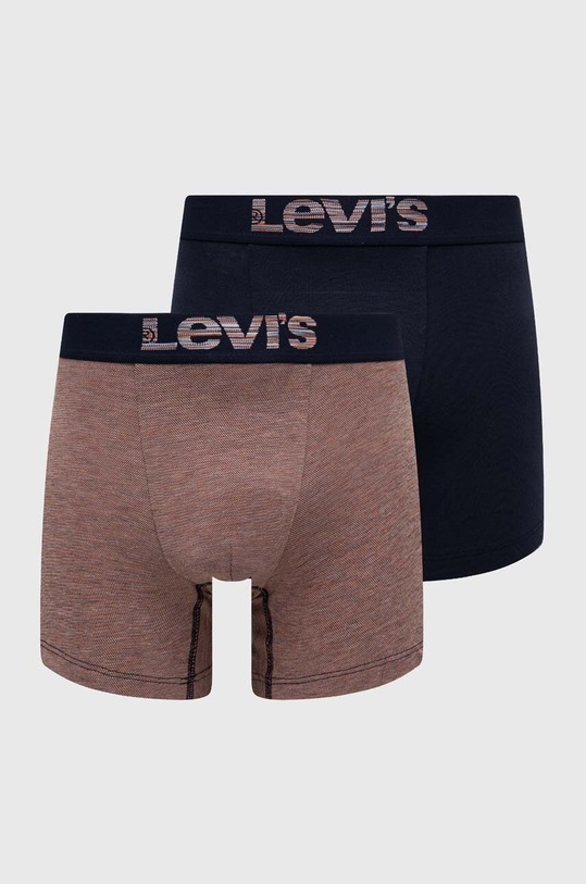 Levi's bokserki 2-pack dzianina granatowy 37149.0970