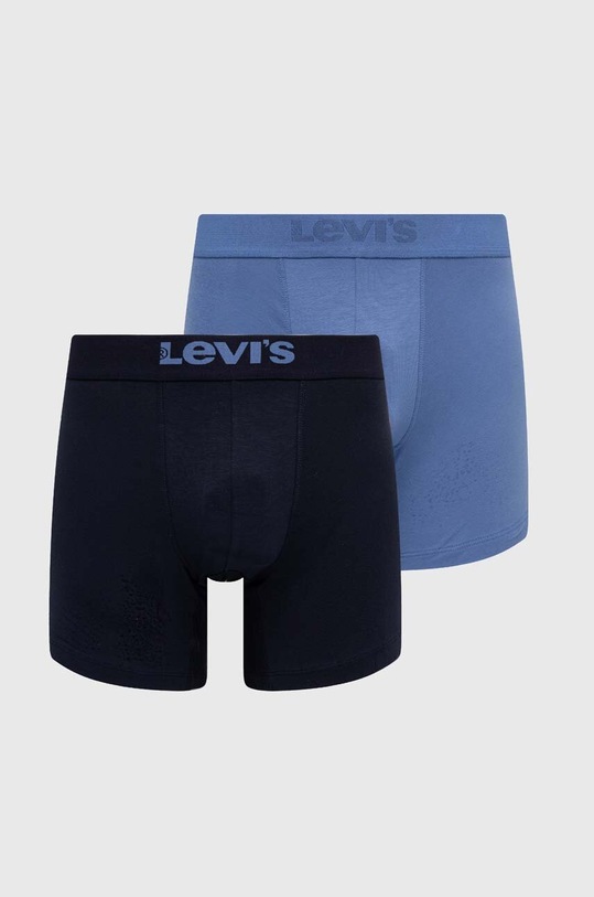Levi's bokserki 2-pack dzianina niebieski 37149.0988