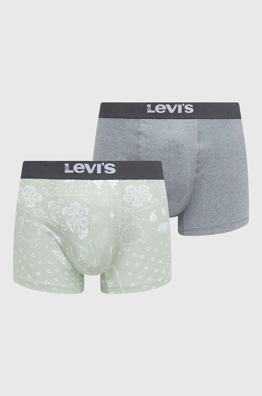 Levi's bokserki 2-pack dzianina zielony 37149.0977