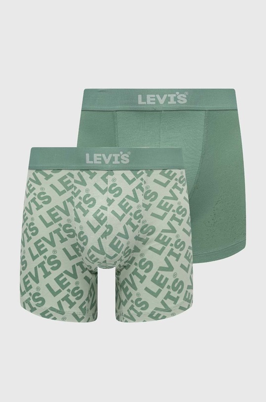 Levi's bokserki 2-pack wzorzyste zielony 37149.0982