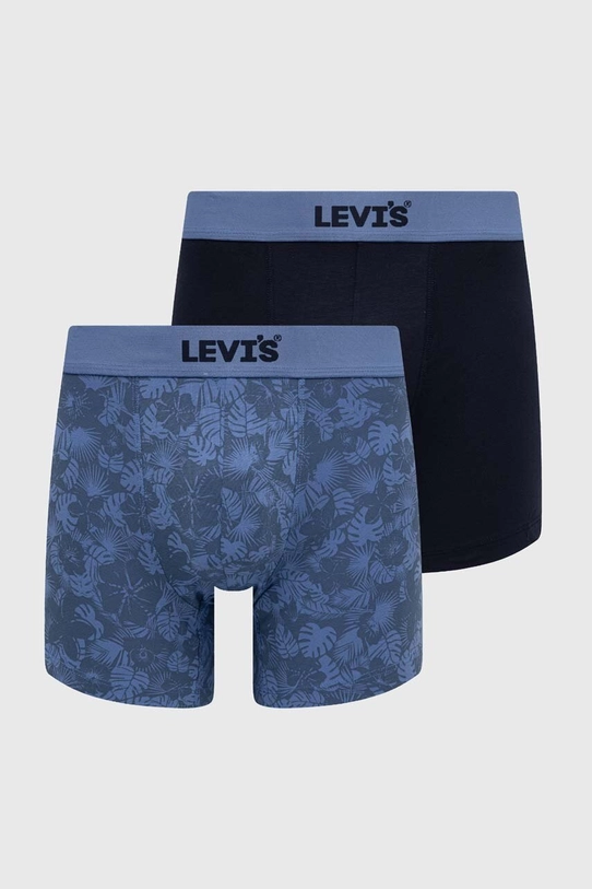 Bokserice Levi's 2-pack bez uzorka plava 37149.0983