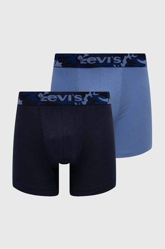 Boxerky Levi's 2-pack pletenina modrá 37149.0985