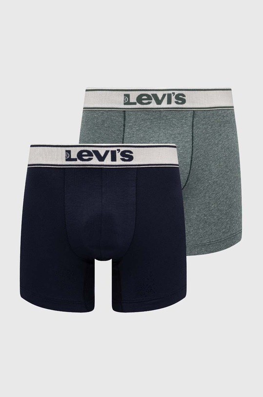Levi's bokserki 2-pack dzianina zielony 37149.0946