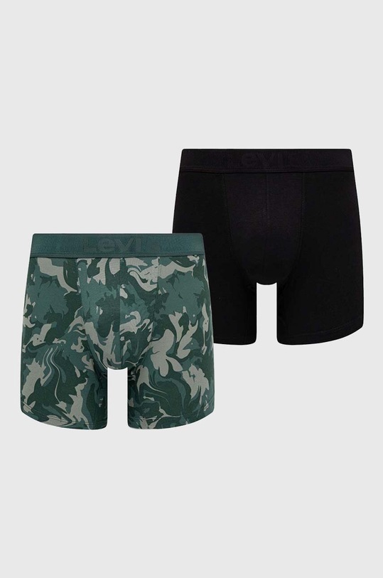 Levi's bokserki 2-pack wzorzyste zielony 37149.0957