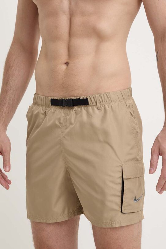 Μαγιό Nike Voyage NESSE469 καφέ SS24