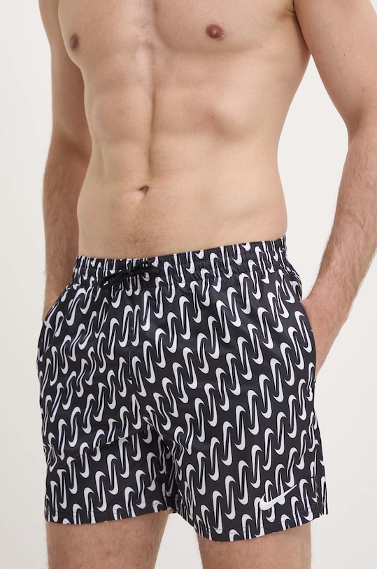 Купальные шорты Nike Swoosh Link Planet friendly чёрный NESSE520