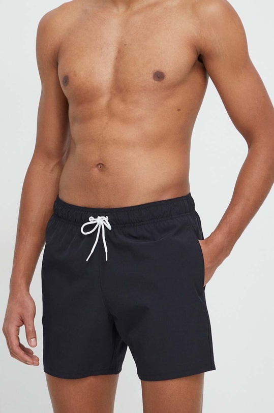 Plavkové šortky Hollister Co. čierna KI333.4043.900