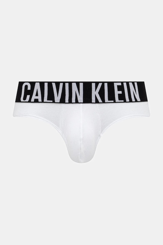 Slipy Calvin Klein Underwear 3-pak 000NB3607A modrá NC00