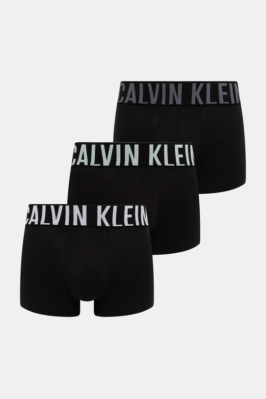 Boxerky Calvin Klein Underwear 3-pak pletenina čierna 000NB3608A