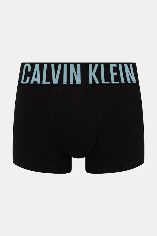 Calvin Klein Underwear boksarice moške bombažne z elastanom paket 3 kosov črna 000NB3608A