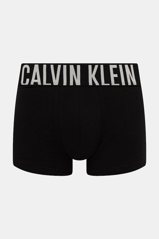 Calvin Klein Underwear boksarice moške bombažne z elastanom 3-paket 000NB3608A črna AA00