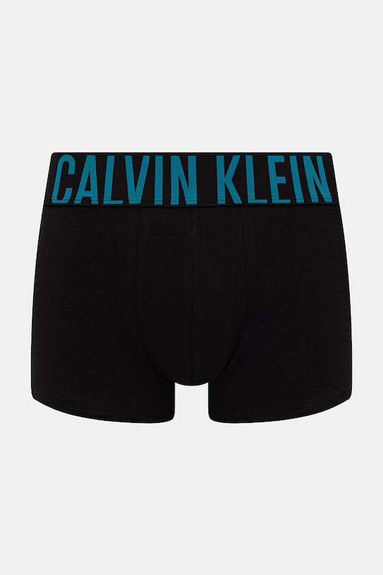 Oblačila Calvin Klein Underwear boksarice moške bombažne z elastanom 3-paket 000NB3608A črna