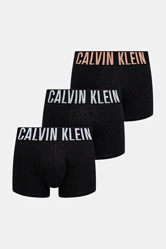 Calvin Klein Underwear boxeri 3-pack negru 000NB3608A