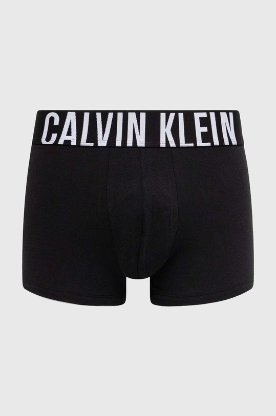 Calvin Klein Underwear боксерки мъжки от памук с еластан 3 броя 000NB3608A черен AA00