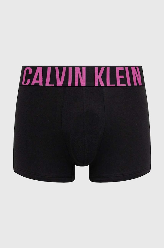 Дрехи Calvin Klein Underwear боксерки мъжки от памук с еластан 3 броя 000NB3608A черен