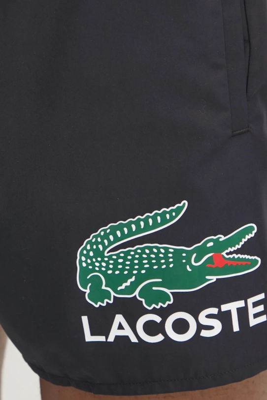 Kratke hlače za kupanje Lacoste crna MH6912