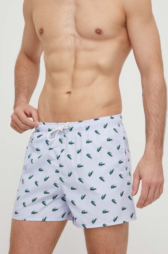 Lacoste szorty kąpielowe Planet friendly niebieski MH7188